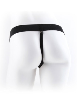 7" Vibrating Hollow Strap-on